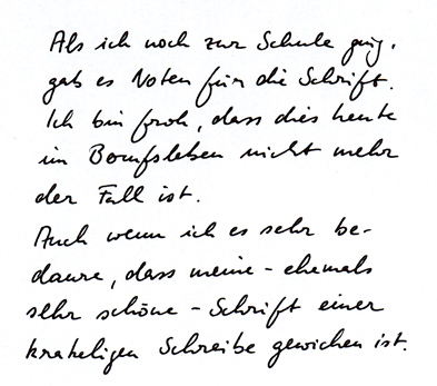 Meine Handschrift